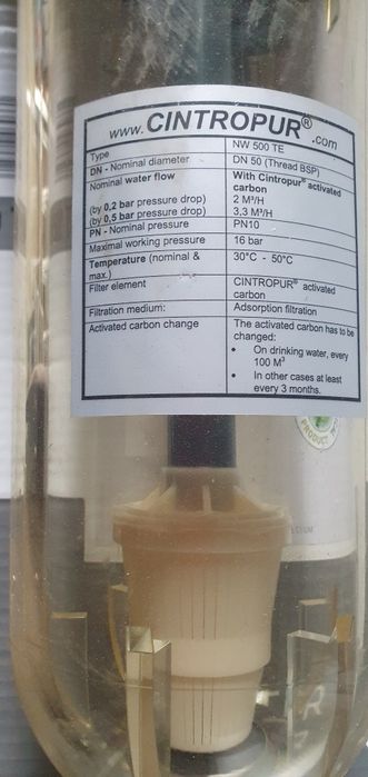 Filtru de apa cintropur nw500 te