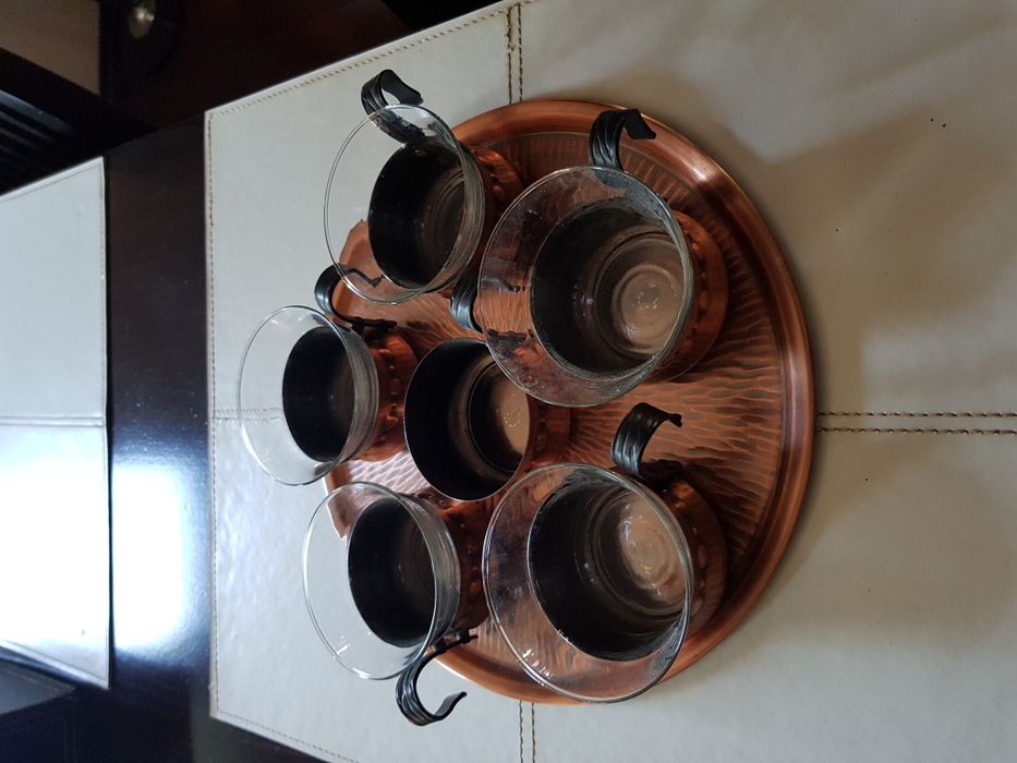 Бакърен сервис за кафе