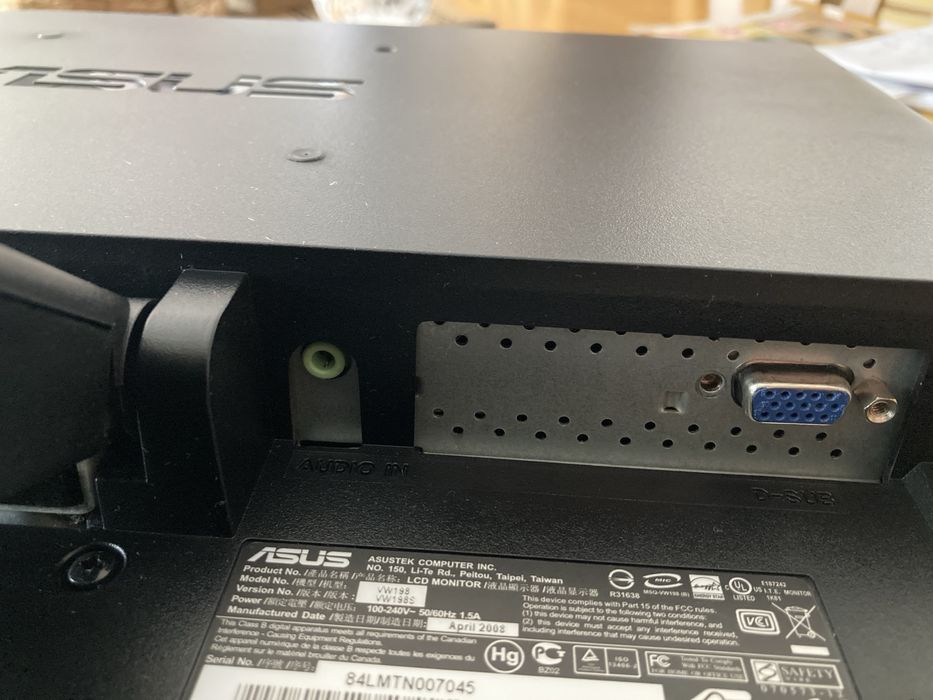 Монитор Asus VW198S 20"