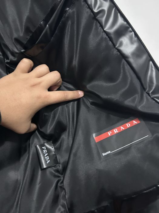 Geaca Prada Linea Rossa Nylon Puffer