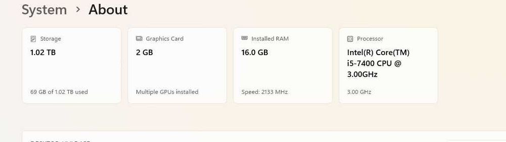 HP EliteDesk G3 (I5 gen 7, Asus GTX 750TI DDR4 16GB, SSD + HDD 1TB)