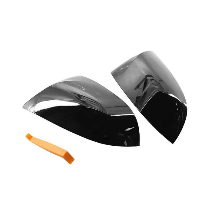 Set Capace Oglinzi M style cu clipsuri Negru Lucios "Batman" Bmw X3 G01 iX3 X4 G02 X5 G05 X6 G06 X7 G07 , NOI