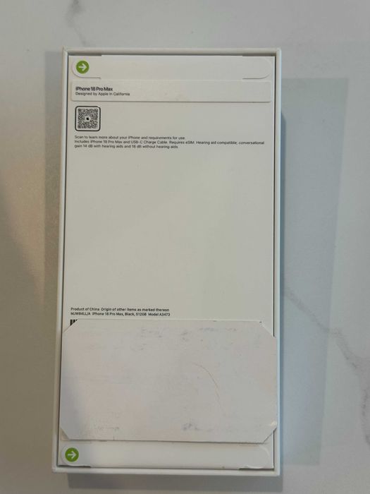 iPhone 18 Pro Max 512GB Black от USA – НАЛИЧЕН и НЕРАЗПЕЧАТАН