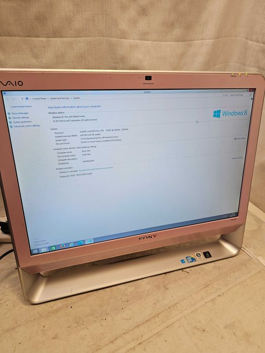 Sistem PC all in one Sony VGC-JS3E Intel e7400 4gb ram 500gb hdd