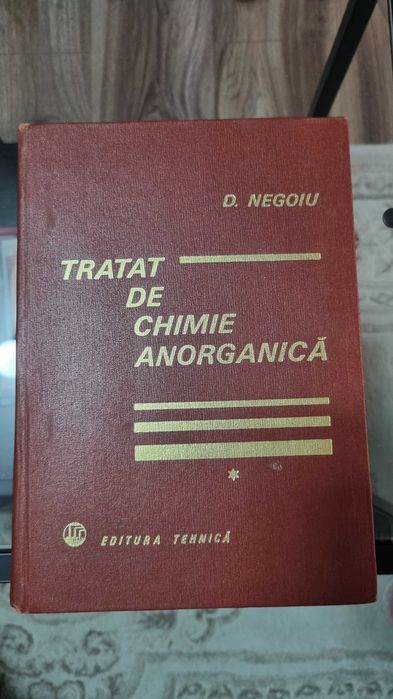 Tratat de chimie anorganica (D. Negoiu), volum I si II, 1972