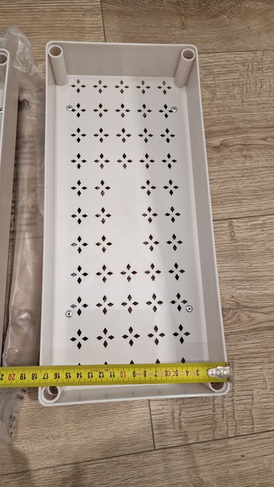 Organizator de dulap retractabil, fier, 42x25.5x7cm,