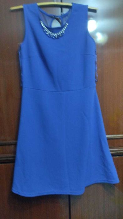 Платье синего цвета