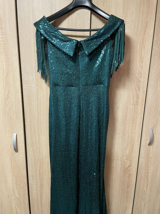 Официална дълга рокля с пайети