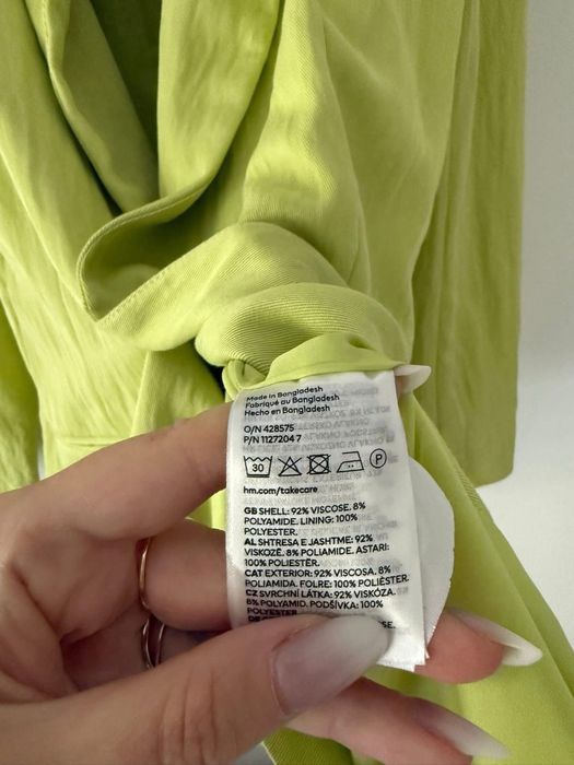 Costum H&M viscoza (sacou si pantalon)