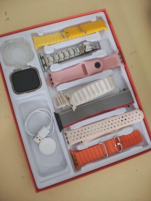 Смарт часы 7 ремешков