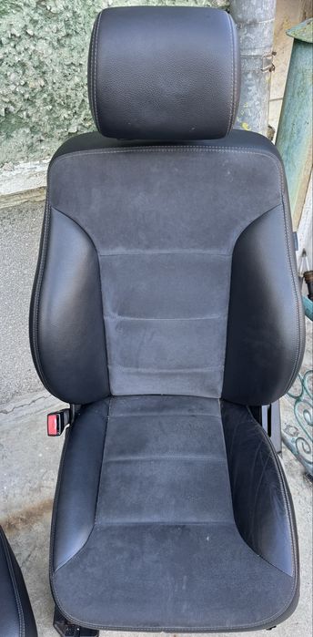 Череж салон кожа и алкантара за Mercedes ML W164 facelift