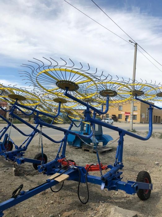 Грабли валковые ГВС-6У/2гц (7 мм) двухцилиндровые