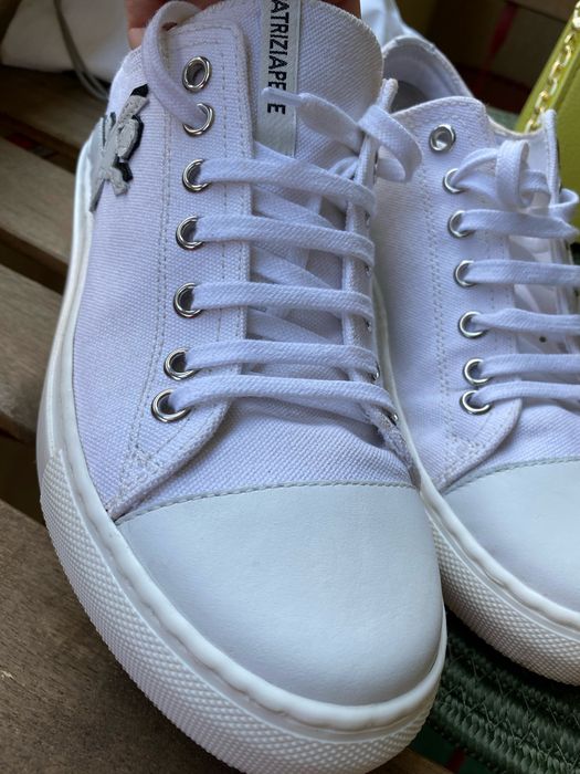 Patrizia Pepe-текстилни кецове и чанта!