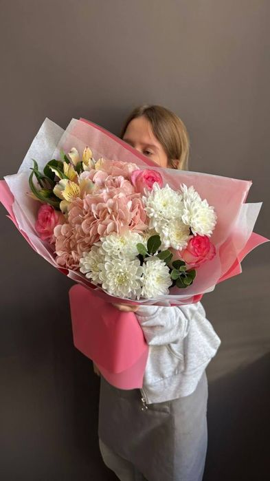 Цветы букеты розы