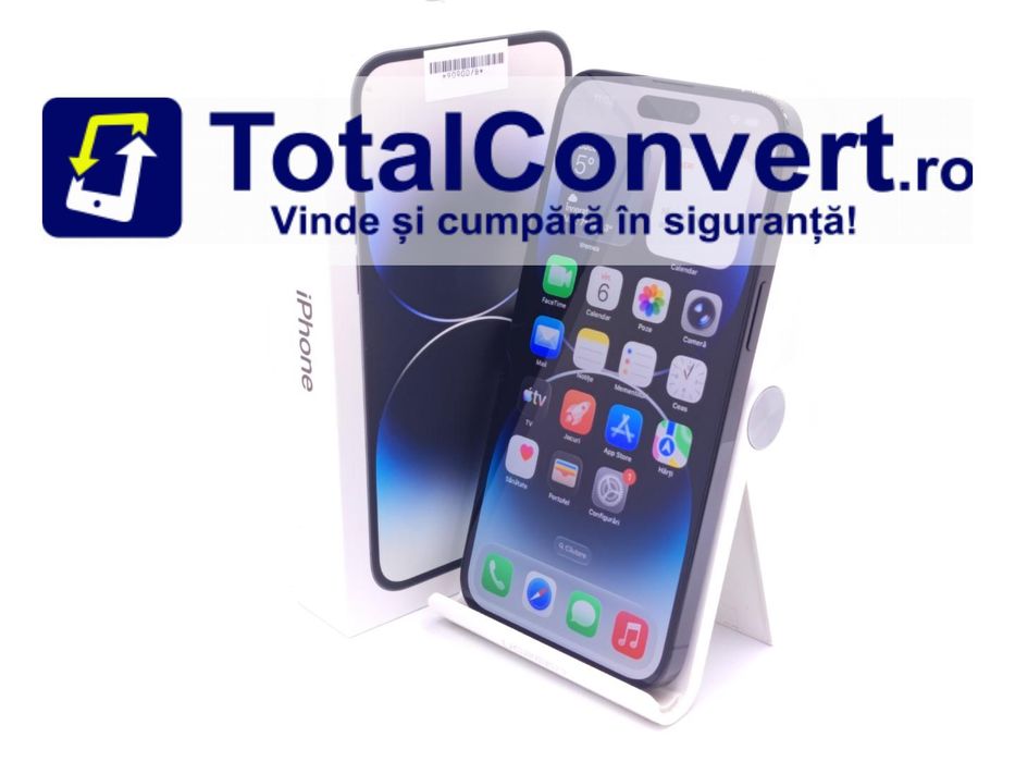 Apple iPhone 14 Pro Max 128GB Space Black, Garantie 24 luni | #D90900