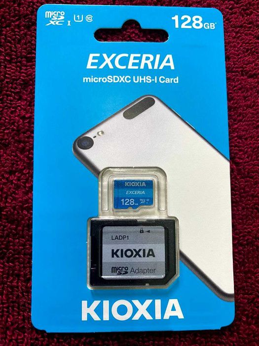 KIOXIA MicroSD 128 gb