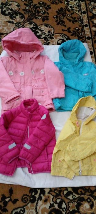 Куртки на 2-3 года на девочку и мальчика