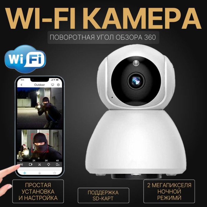 Внутренняя WiFi камера видеонаблюдения