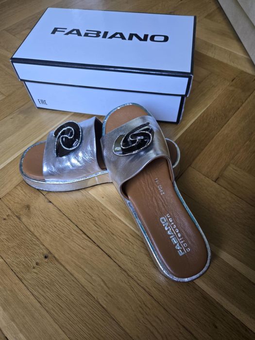 Нови дамски чехли/ сандали от естествена кожа 39 номер