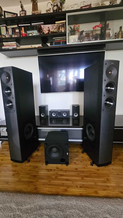Sistem Audio JAMO S606 HCS5 + DENON AV-R1610+Microfon Calibrare AUDYSSEY+CABLURI BOXE