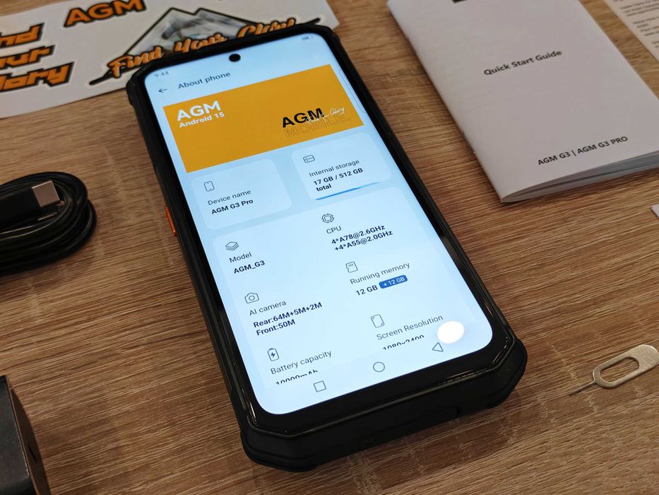 AGM G3 Pro – telefon robust, putere până la cel mai mic detaliu