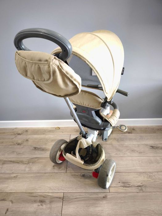 Триколка,мултифункционални със сенник, Реверсивна седалка, Бежова