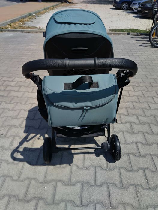 MONI Комбинирана бебешка количка BINGO зелен