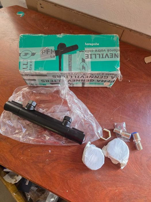 Baterie termostatica de dus hansgrohe Ecostat Element cu EcoStop+ 13346670