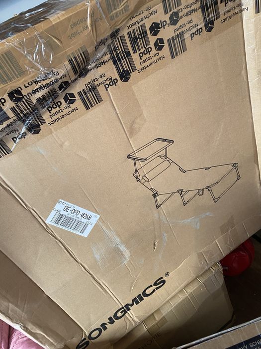 Сгъваем шезлонг SONGMICS