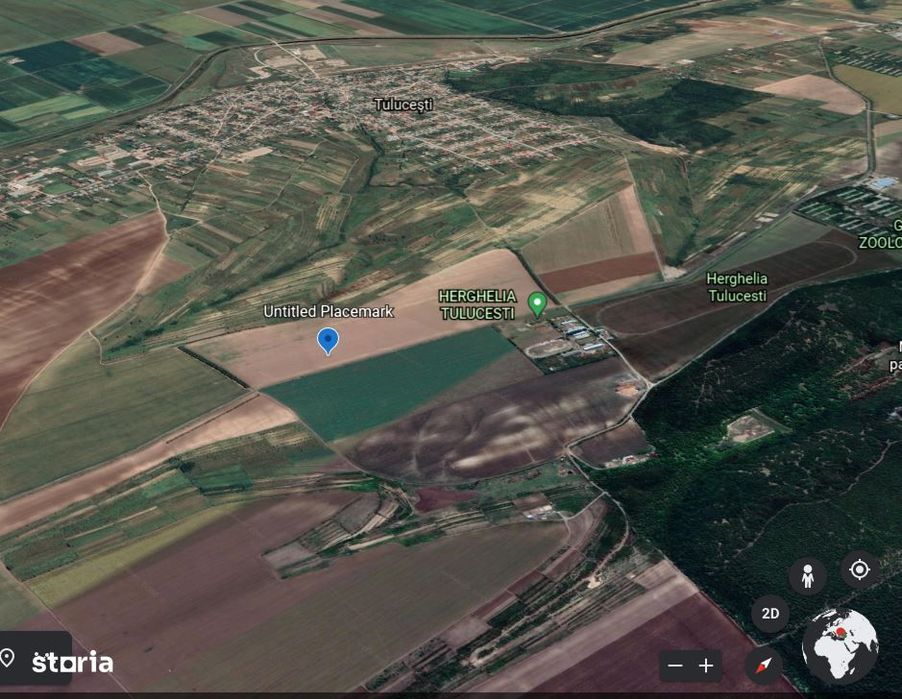 Vand teren agricol Tulucesti