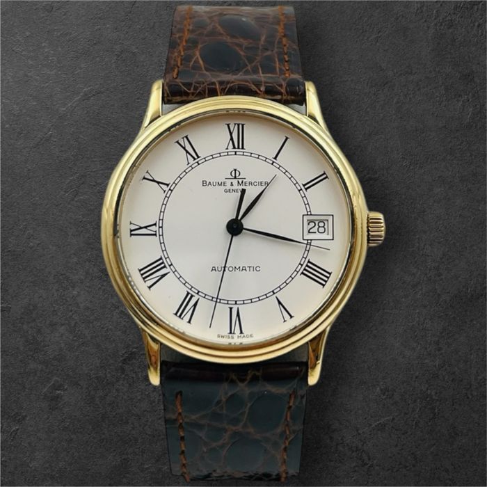 Baume & Mercier Classima automatic solid gold 18k мъжки дрес часовник