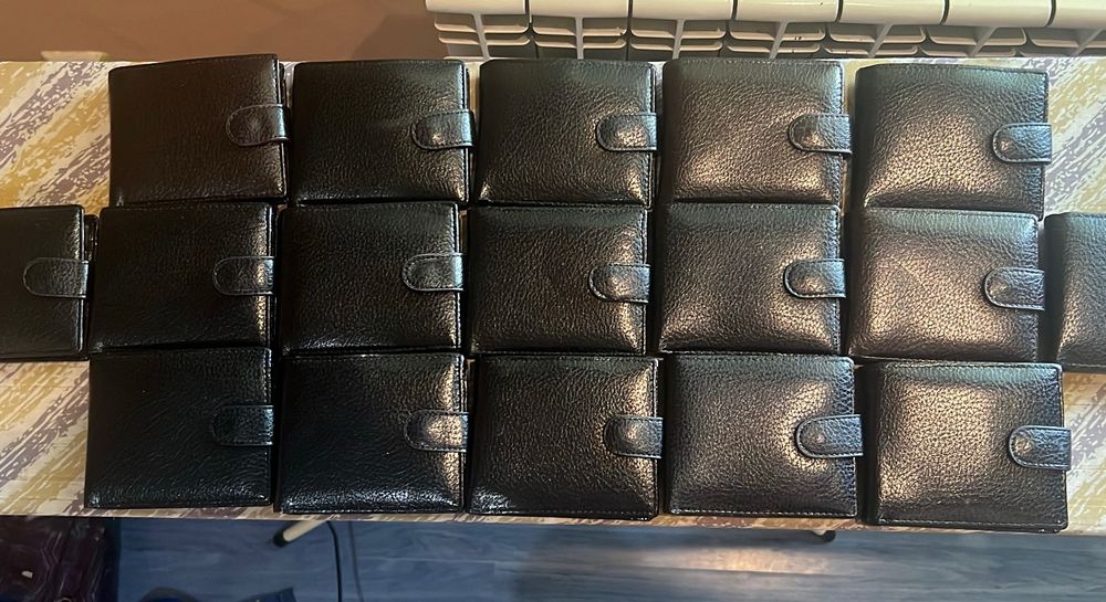 10 бр. Черни Портпонета / Портфейли стил Vintage