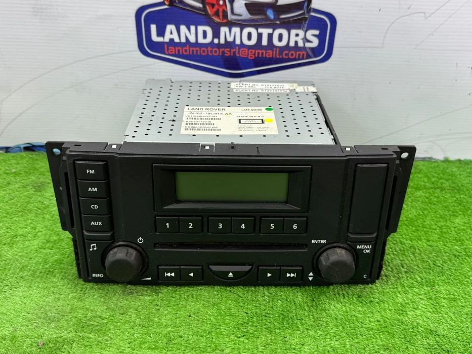 CONSOLA CENTRALA AUDIO /  RADIO CD PLAYER LAND ROVER FREELANDER II 2009 2.2 DIESEL DW12 SUV COD OEM AH52-18C815-AA A2C53112046 LR016908 2006-2014