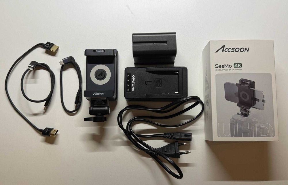 Accsoon SeeMo 4K HDMI pentru iPhone si Android + ACCESORII