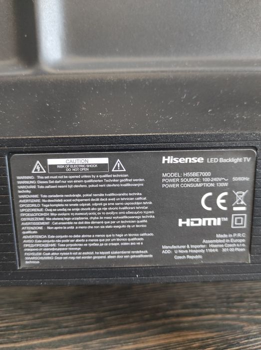 Смарт Телевизор HISENSE 55 инча Ultra HD 4K