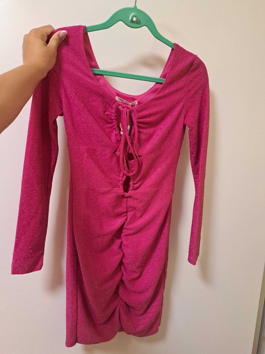 Цикламена празнична рокля!