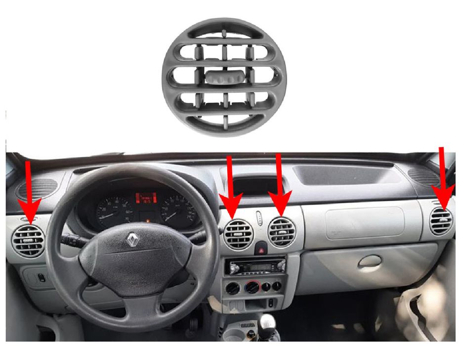 Въздуховод за Renault Kangoo 1 (1997-2008)