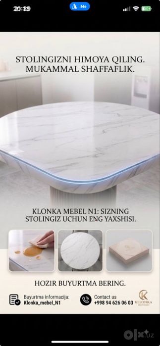 Klyonka mebel stol