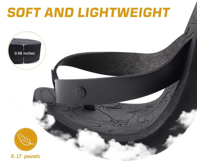 ONCAI șlapi/papuci, cu tălpi ortopedice pentru dame negri, marimea 39