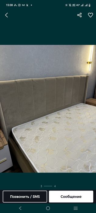 Кровать 200х180.200х200б/у