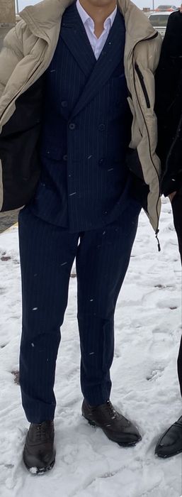 Костюм классика синий двойка