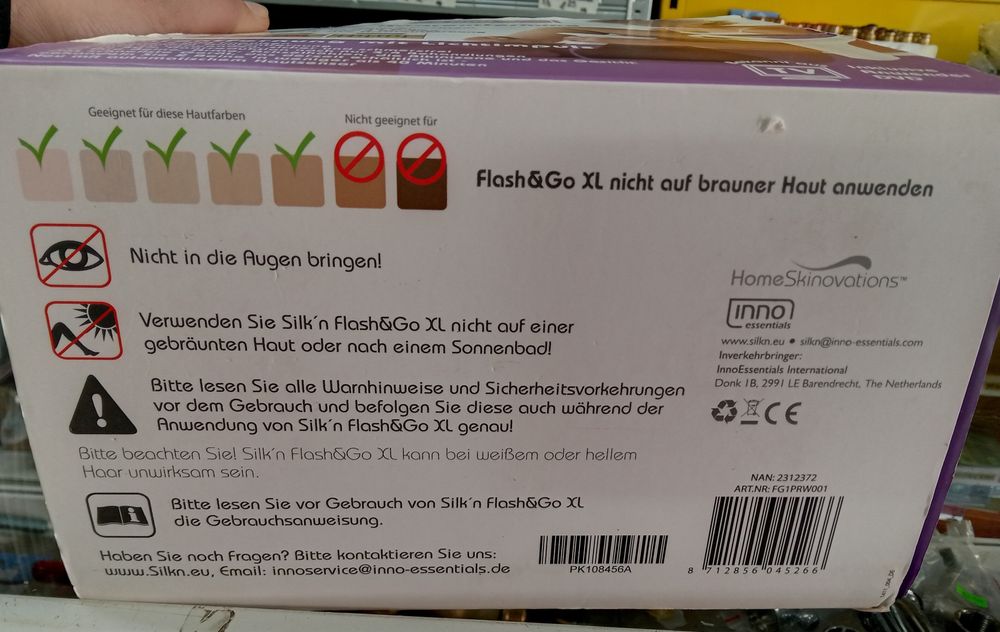 Епилатор Silk'n Flash & Go XL