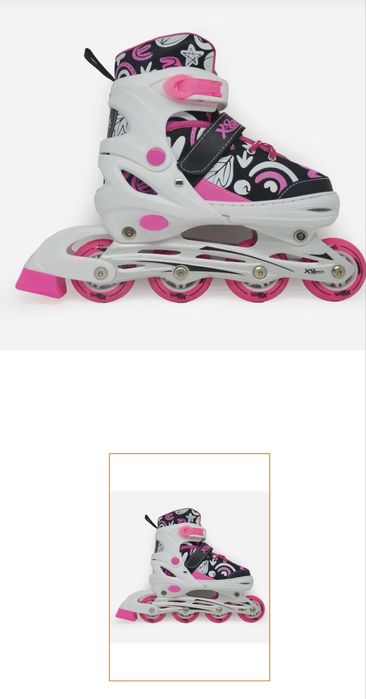 Role fete • roz cu negru • fucsia • marime 34-37