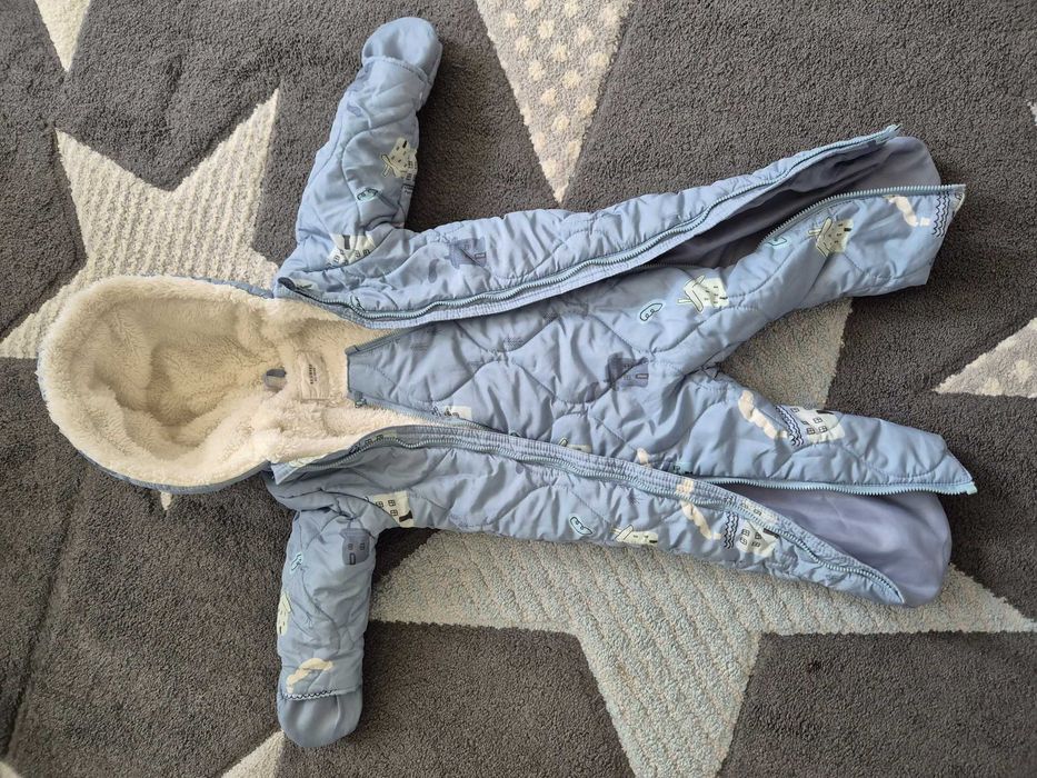 Детски зимен гащеризон/космонавт 68