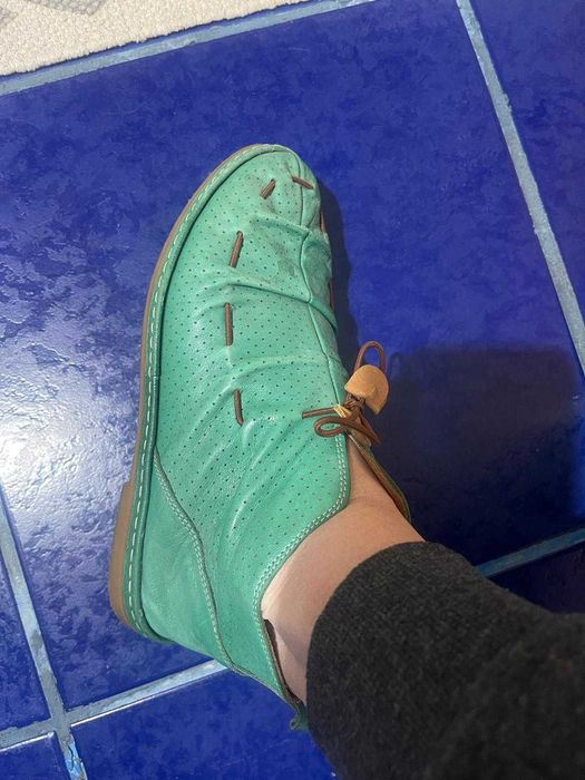 pantofi/ghetute vara piele model deosebit