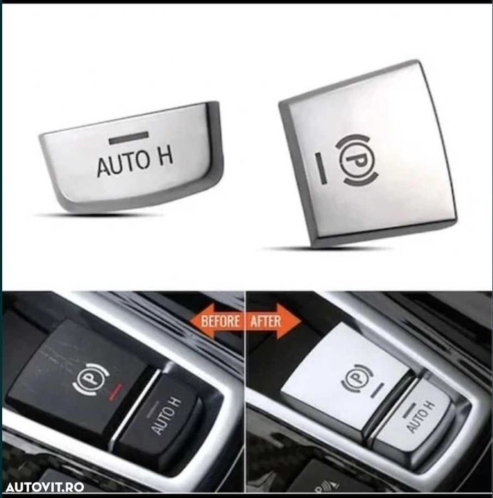 Buton Frana de mana Auto Hold BMW argintiu gri S1 3 5 7 X1 X3 X4 X5 X6