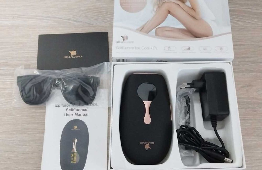 Epilator IPL Sellfluence ICE-COOL 4 in 1 epilare definitiva