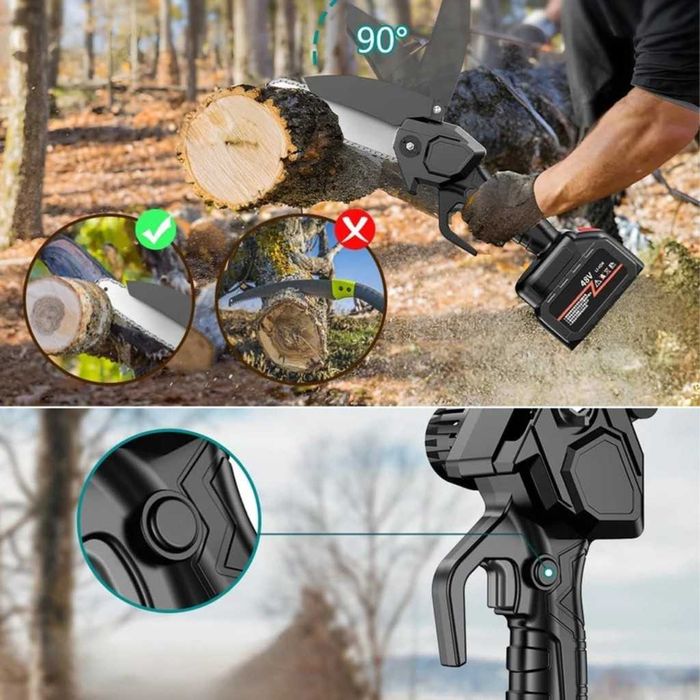 Акумулаторен мини верижен трион 6"