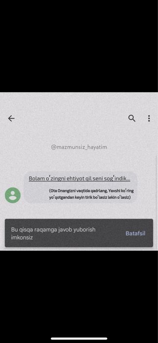 Mazayka xizmati mazayka