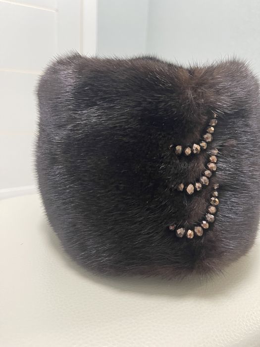 Норковая шапка 52-54р